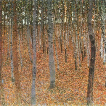 Hayedo I bosque de Gustav Klimt Pinturas al óleo